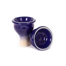 UPG Upgrade Form Big Glazed Blue White Тради Чашка ча Наргиле