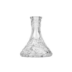 Caesar Crystal Bohemiae Cone Floe Clear Кристална Ваза за Наргиле
