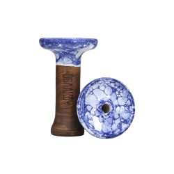 Oblako S Marble White Blue Фънел Чашка за Наргиле