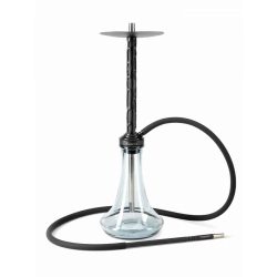 украинско наргиле Embery Shisha Mono Wave black черен цвят със силиконов маркуч и накрайник