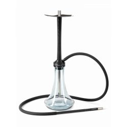 украинско дървено наргиле Embery Shisha Mono Wood Black черен цвят със силиконов маркуч и накрайник