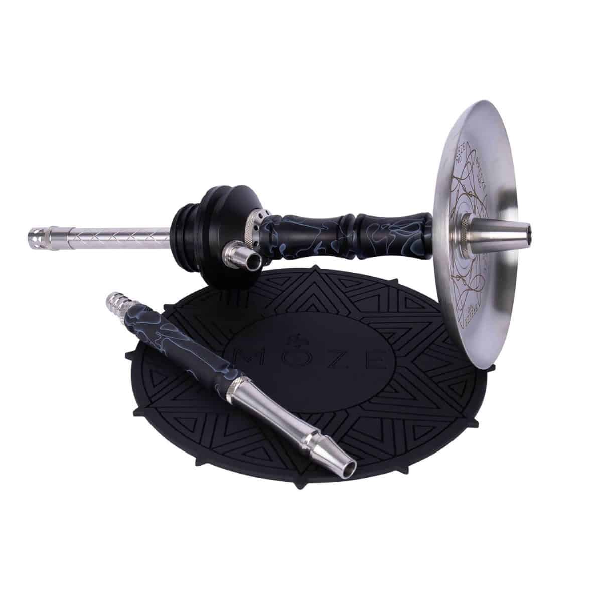 Бар мат поставка за наргиле MOZE черен цвят 2