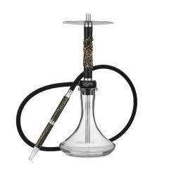 Geometry Hookah Little Bro Dragon Black Gold Наргиле