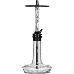 MOZE VARITY Lounge Black Clear Wavy Frosted Наргиле