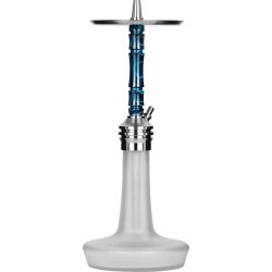 MOZE VARITY Lounge Steel Frosted Wavy Blue Наргиле