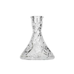 caesar-crystal-bohemiae-cone-mars-cut-clear-кристална-ваза-за-наргиле
