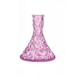 caesar-crystal-bohemiae-cone-rock-pink-кристална-ваза-за-наргиле
