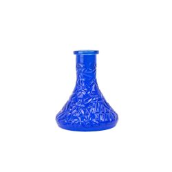 Синя Мини Ваза Кристална Оптика за Наргиле на Тапа