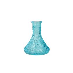 Тюркоазна Мини Ваза Кристална Оптика за Наргиле на Тапа