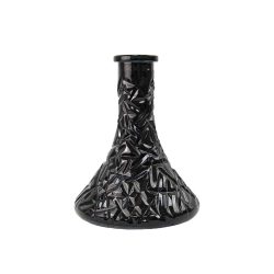Черна Ваза Кристална Оптика за Наргиле на Тапа