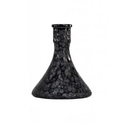 Caesar Crystal Bohemiae Cone Marble Black Кристална Ваза за Наргиле