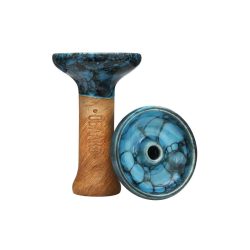 Oblako M Marble Light Blue Black Фънел Чашка за Наргиле