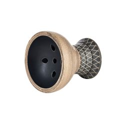 Alpha Hookah Turk Design Black Matte Тради Чашка за Наргиле