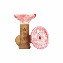 Oblako M Marble White Red Фънел Чашка за Наргиле