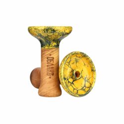 Oblako M Marble Yellow Black Фънел Чашка за Наргиле