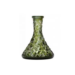 Caesar Crystal Bohemiae Cone Rock Khaki Кристална Ваза за Наргиле