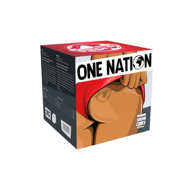 One Nation 26 mm 1 Kg Кутия Въглени за Наргиле