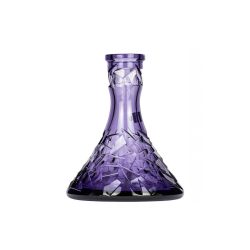 Caesar Crystal Bohemiae Cone Floe Amethyst Кристална Ваза за Наргиле