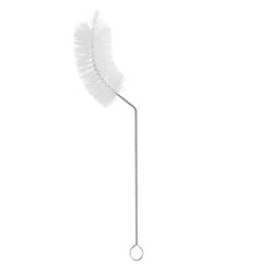 Бяла Извита Четка за Ваза за Наргиле