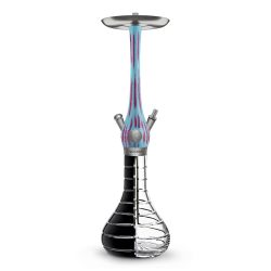 WOOKAH Mastercut Striped Black Clear Bubble Gum Луксозно Наргиле
