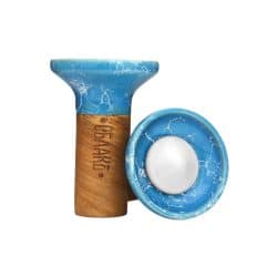 Oblako Flow White Light Blue Marble Чашка за Наргиле