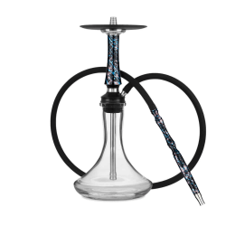 VOODOO Smoke Down Hybrid Silver Blue Наргиле