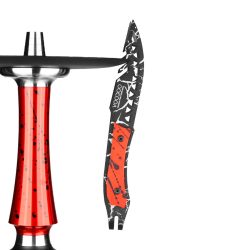 VOODOO Smoke Pinch Red Black Щипка за Наргиле