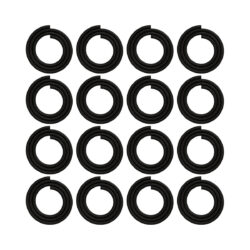 16 x Черен Силиконов Маркуч за Наргиле