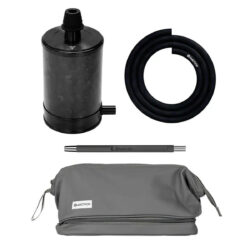 VYRO Shisha One V3 Forged Black AMOTION Travel Set Наргиле