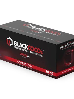 BLACKCOCO's 26 mm 20 Kg Кашон Въглени за Наргиле