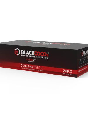 BLACKCOCO's 27 mm 20 Kg Кашон Въглени за Наргиле