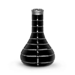 WOOKAH Mastercut Striped Black Ваза за Наргиле