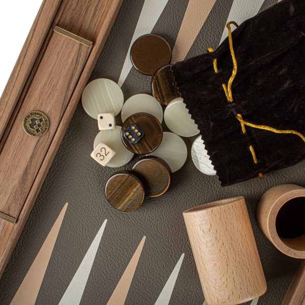 Manopoulos Large Croc Tote Grey Beige Ivory Sand Leatherette BDE1CPR Табла за Игра