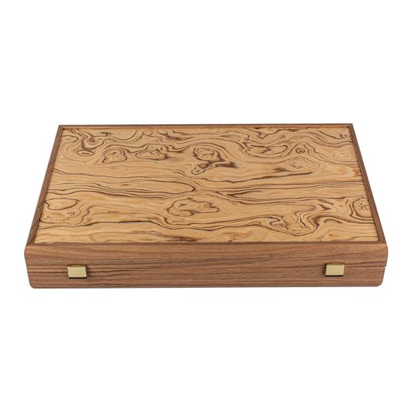 Manopoulos Large Italian Olive Burl BAA1 Табла за Игра