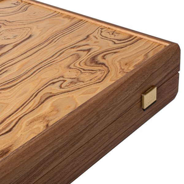 Manopoulos Large Italian Olive Burl BAA1 Табла за Игра