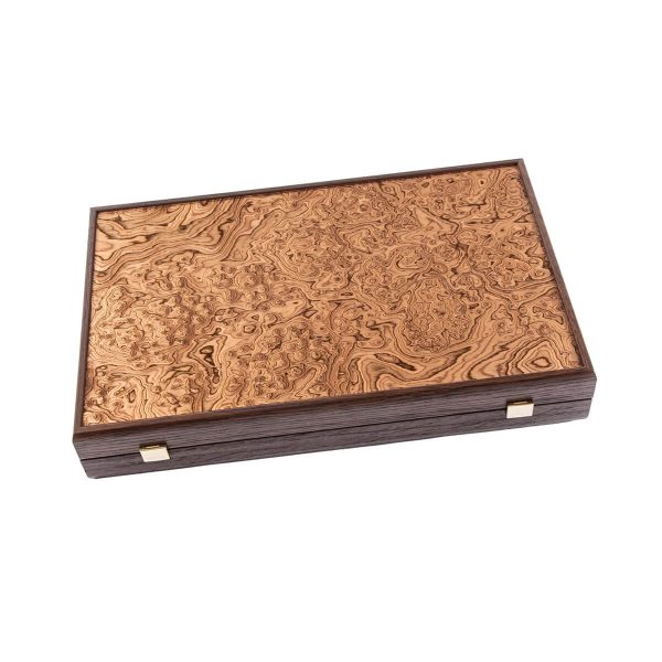Manopoulos Large Walnut Burl BJJ1 Табла за Игра