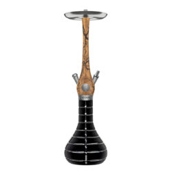 Wookah Mastercut Striped Black Grom Iroko Луксозно Наргиле