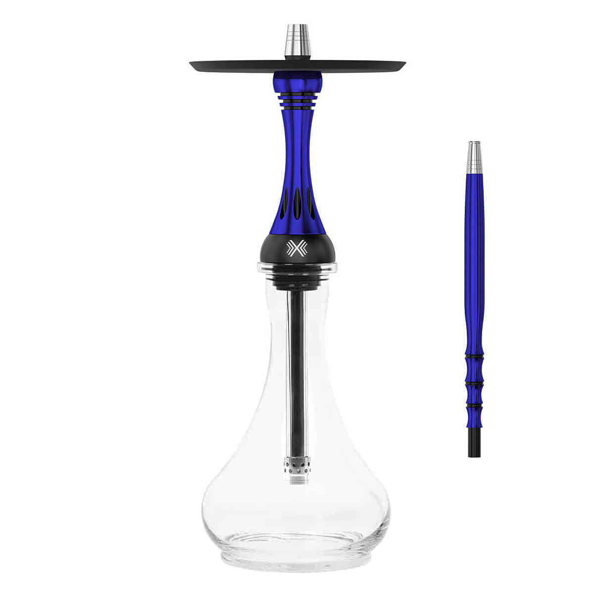 alpha-hookah-model-x-dark-blue-nargile Alpha Hookah Model X Dark Blue Наргиле