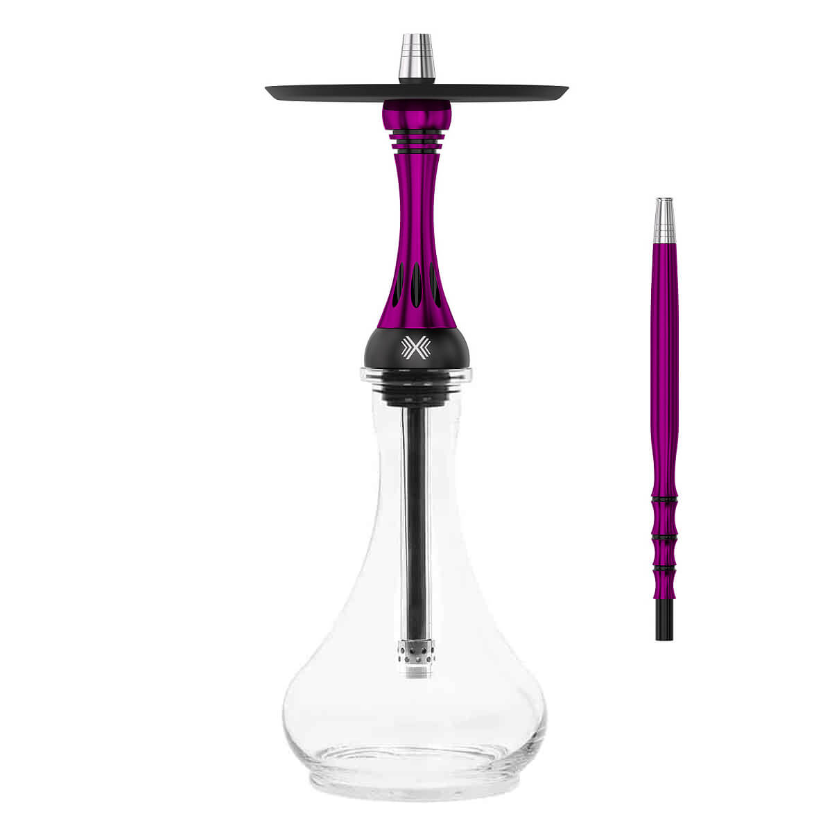 alpha-hookah-model-x-purple-nargile Alpha Hookah Model X Purple Наргиле